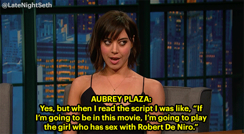 Late Night With Seth Meyers It All Came Together For Aubrey Plaza In