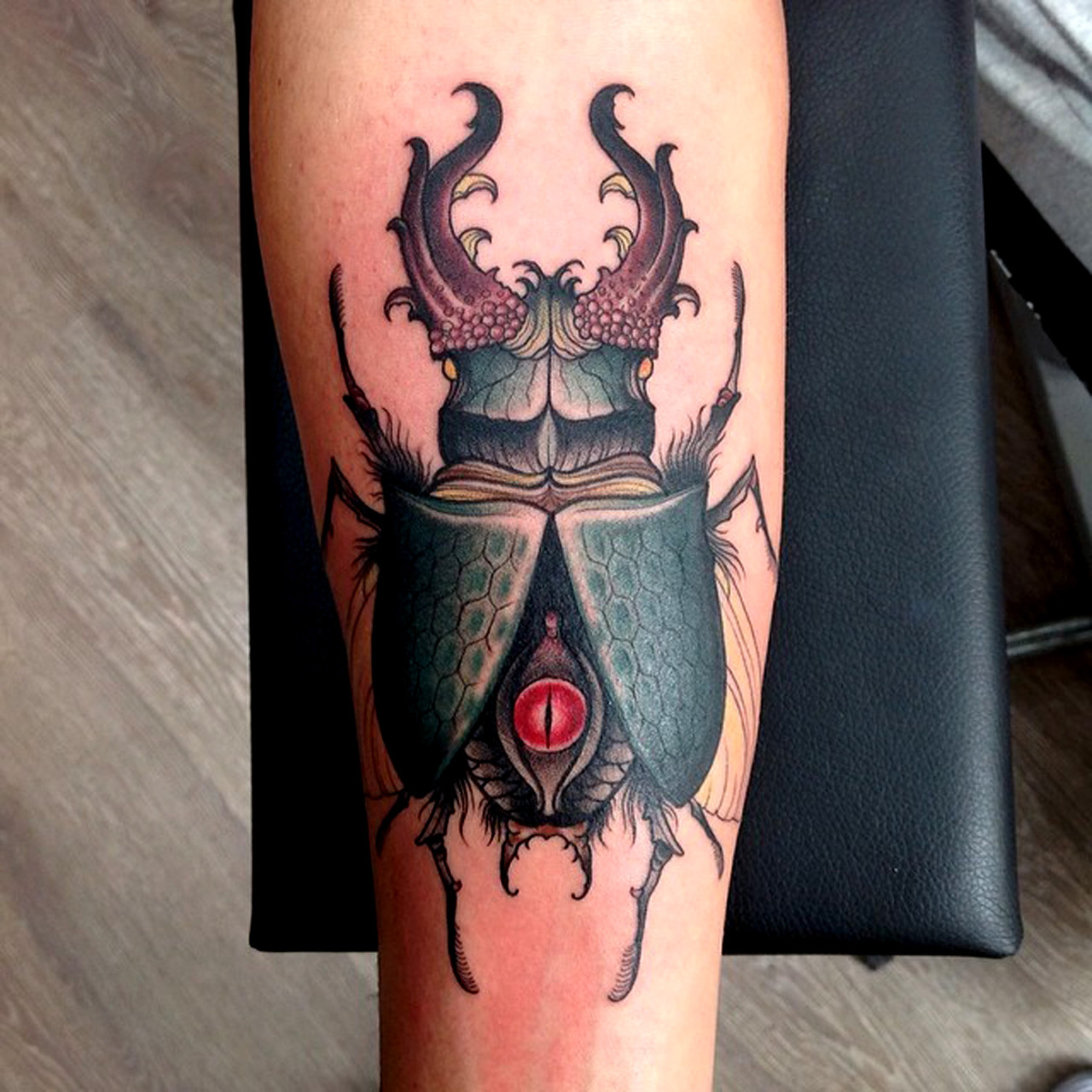 thievinggenius:  Tattoo done by Tim Beijsens. @timbeijsens