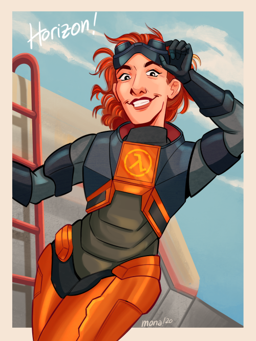 Horizon apex legends but in the black mesa getup !! 