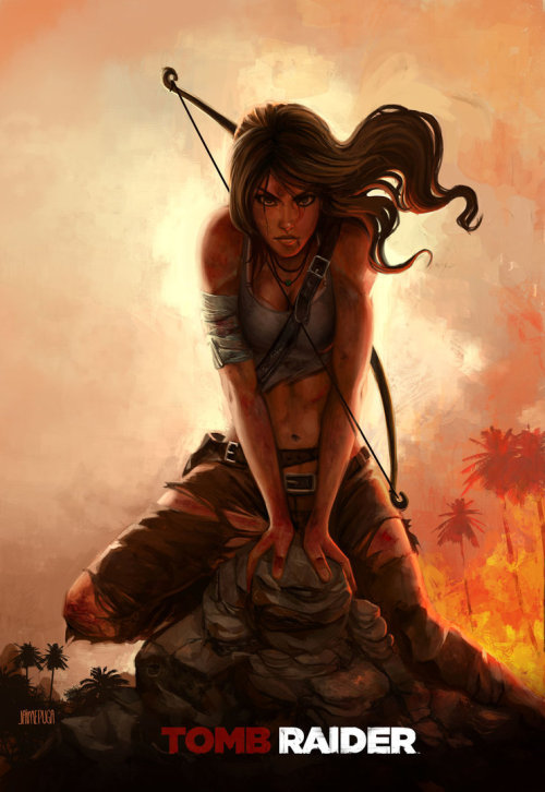 forevertombraider:  The escape by jamespuga