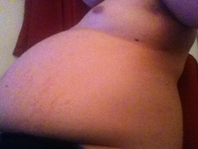 Another Tummy Tuesday, another aftermath from a weeks binge