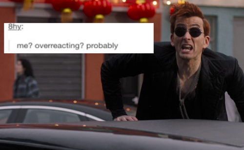 birdwithoutbones: good omens + tumblr text posts