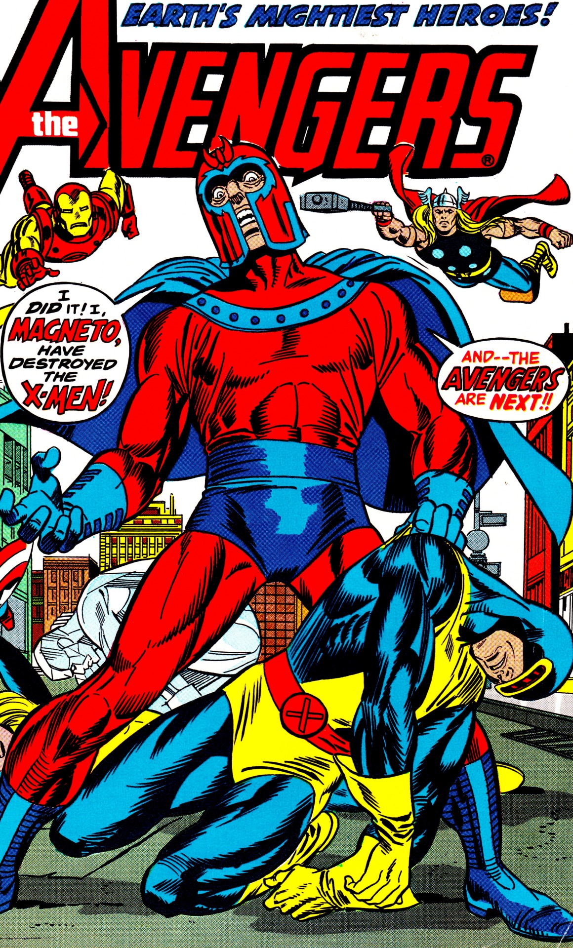 jthenr-comics-vault:  Avengers #110 (April 1973)Cover Art by Gil Kane, Frank Giacoia &amp;