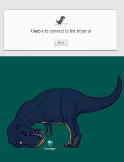 spooktre:  w-i-s-h-youwerehere:  &ldquo;se cayó el internet&rdquo;  can we please personify the internet as a spanish speaking t-rex pLEASE 