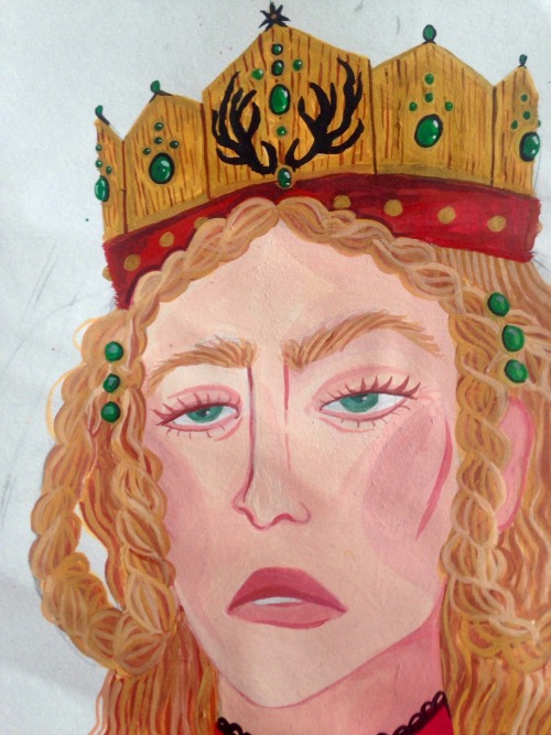 CERSEI LANNISTER“She was as beautiful as men said. A jeweled tiara gleamed amidst her long golden ha