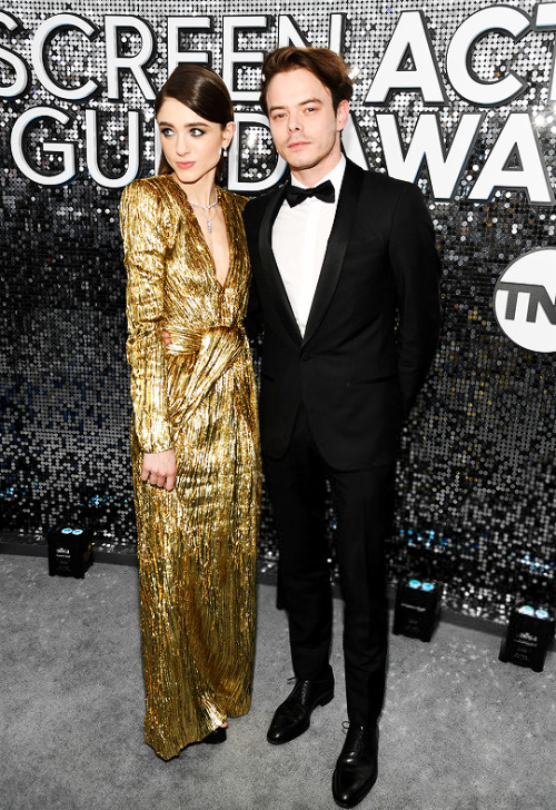  Natlalia Dyer and Charlie Heaton photographed at the 2020 Screen Actors Guild Awards, 1.19.20. 