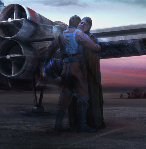 darthluminescent:Luke back home where Owen isn’t dead // by Rudy Parfaite