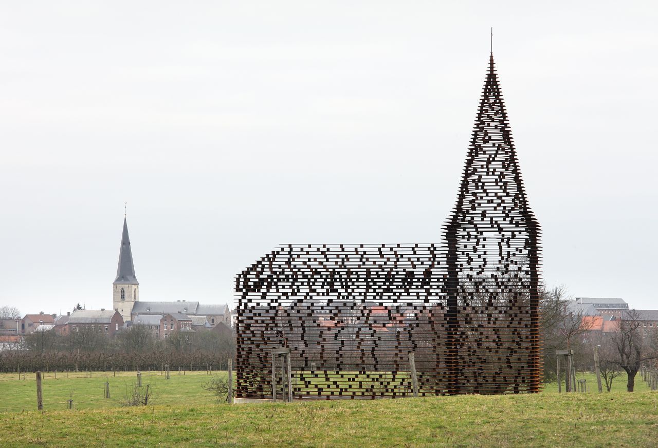 littlelimpstiff14u2:  See Through, Transparent Church in Borgloon, Belgium The architect