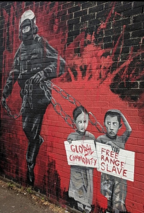 Anti-Capitalist mural in Northern Ireland