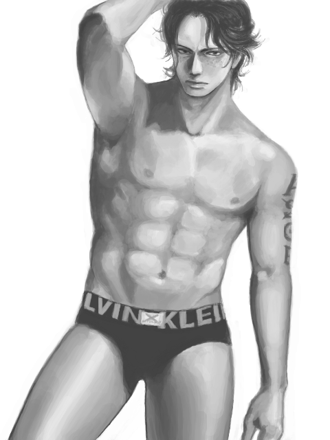 bluesoul-sama:  Ace esas piernas!! *-*@ 