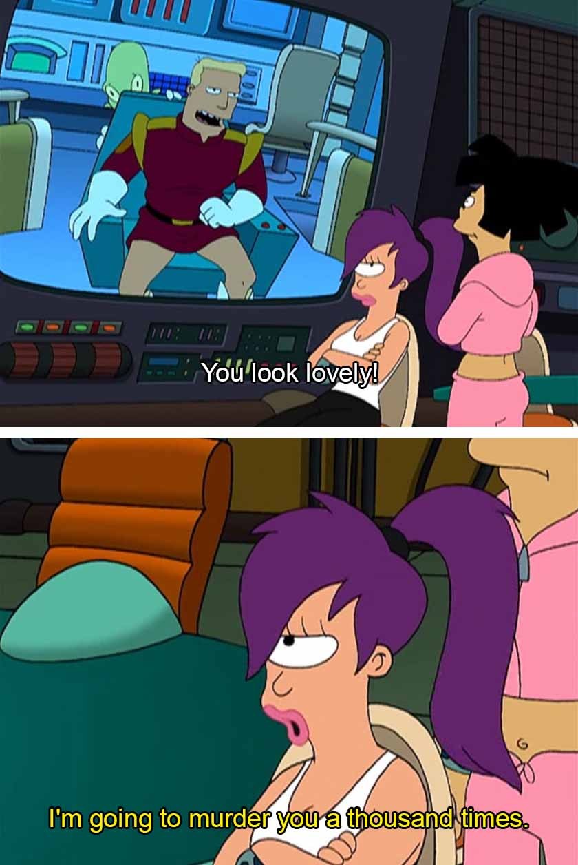 ladybenderbr:    Futurama and Recreation (part 2)