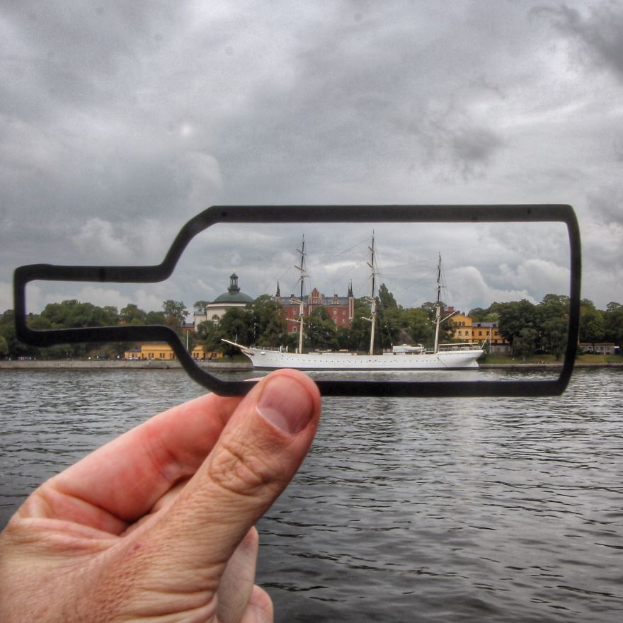 visitamitumblr:  Transformo paisajes famosos utilizando recortes de papel[Click en