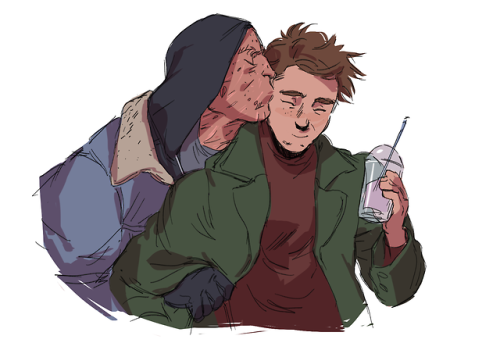 soyeldragon:Spideypool sketches!! Follow me on Twitter!