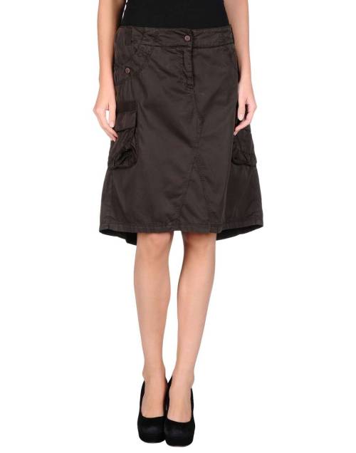 TRUSSARDI JEANS Knee length skirts