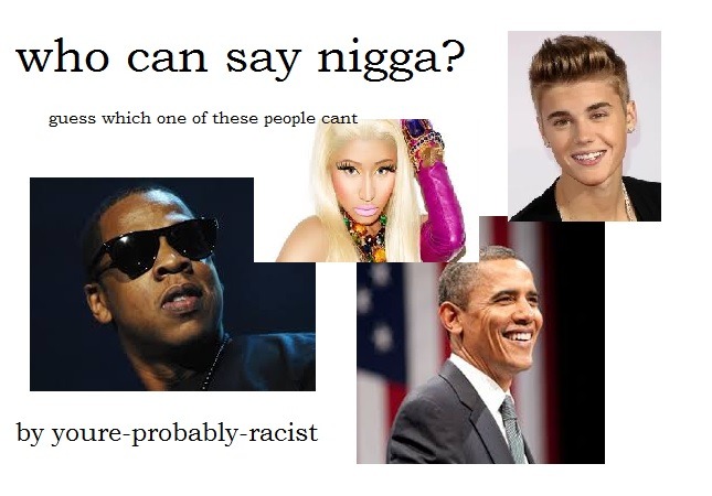 ic-ar-us:  A little presentation on why white people cant say nigga  Maybe people