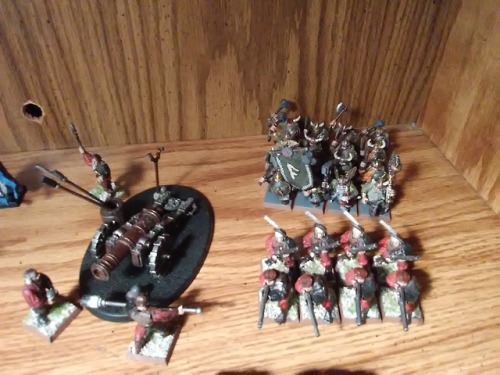 And some more fantasy! This is the painted side of my empire army for Age of Sigmar/Warhammer Fantas