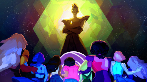 kainebov:  The odds are against us, this won’t be easy but we’re not going to do it alone! so I’m finally starting a tumblr blog, and I just thought it would be nice to begin with my recent SU fanart. I simply had to do a revamp of that scene, especially