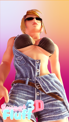 sweetfluff3d:  Thought this would just be quick and fun… and it was. You can find the outfit from this guy [here!] 