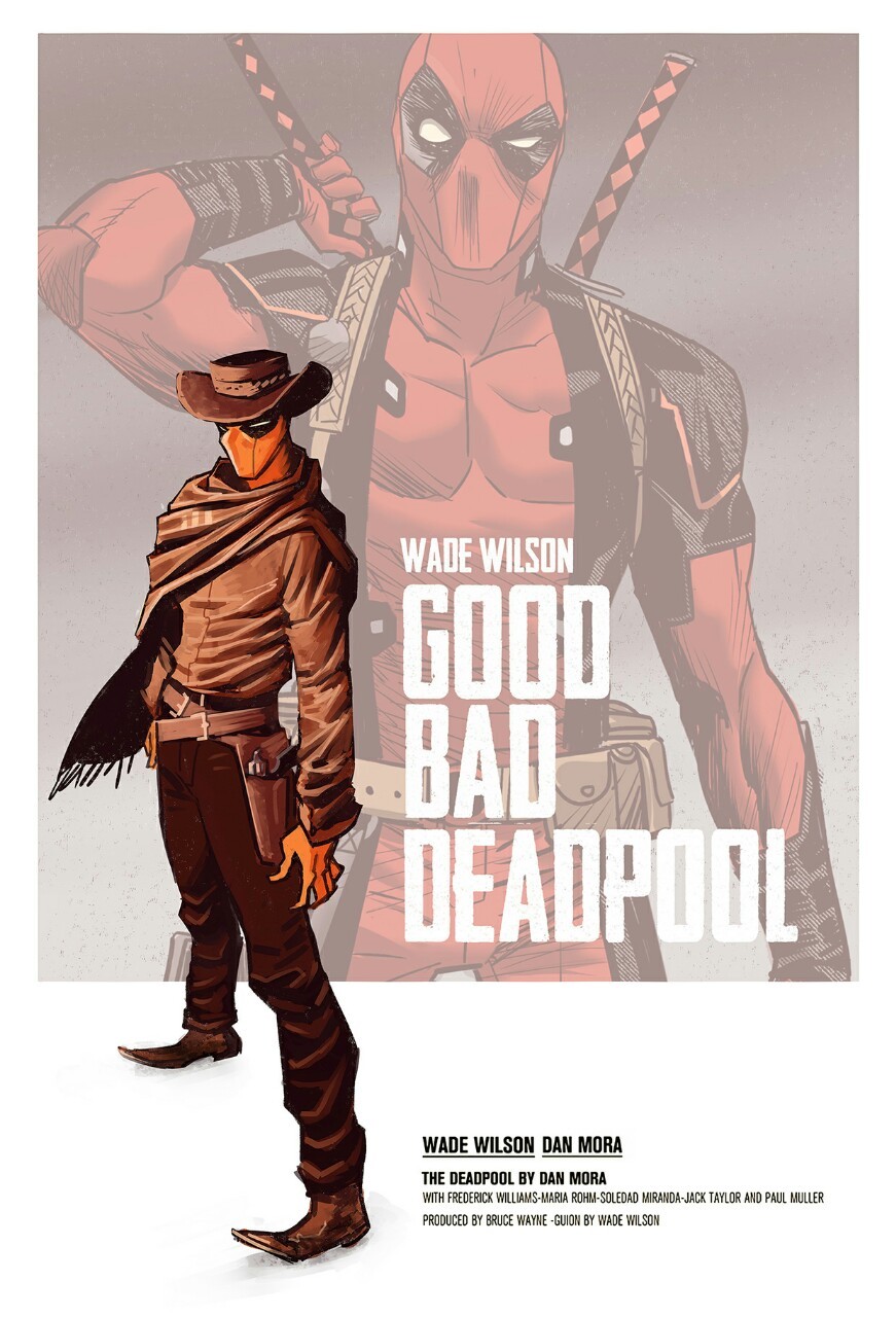 spyrale:Deadpool Cowboy by Dan Mora 