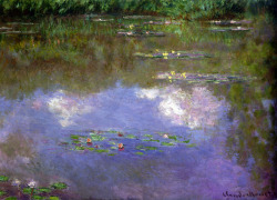 Water Lilies, The Clouds ~ Claude Monet
