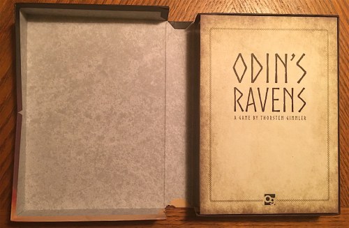 Odin’s Raven – A well-loved card-based racing game gets a swanky upgrade
Odin’s Raven
by Osprey Games
Ages 8 and up, 2 players, 30 minutes
$20 Buy a copy on Amazon
Odin’s Ravens is a gorgeous, quick, and easy-to-play card game for two players. The...