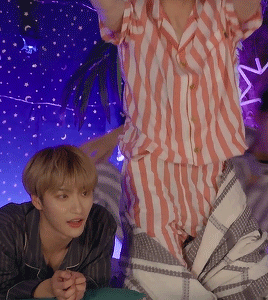 wooyoungs:[summary of woosang in ATEEZ x LieV]yeosang: pats and rubs wooyoung’s belly every 3 minute