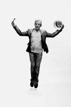 ianmckellenonline:  Ian McKellen - 59th Cannes Film Festival, 2006; by Alex MajoliIan can fly. Your argument is invalid.