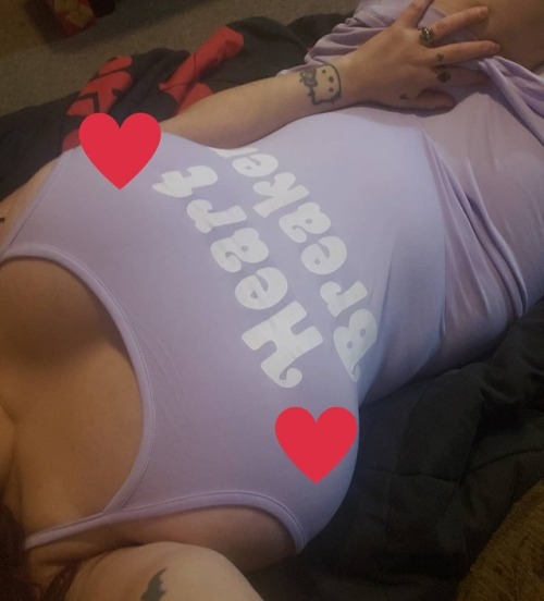 Super cute nighty I got for $3  Yes I had to edit it&hellip; Deal with it lol #heartbreaker #big