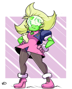 stungun44: Peridot dressed as Tron Bonne