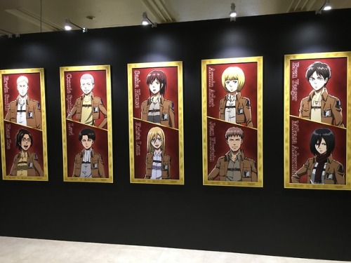 snknews: “Shingeki no Kyojin: The Animation Gallery” Exhibition Photos by SnK News Guest Contributor