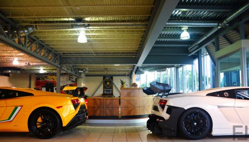carsartandarchitecture:  Lamborghini Gallardo Squadra Corse & Lamborghini Gallardo Super Trofeo race carFelix Legault Photography