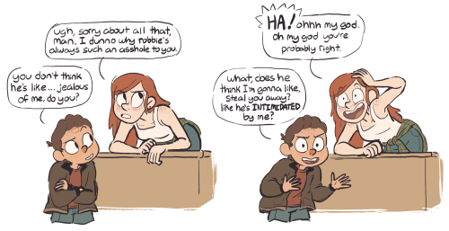 sailorleo:more reunion falls comix, i just love writing dipper+wendy interaction tbh