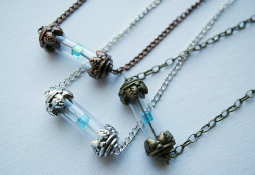 wickedclothes:  Tesseract Necklace Hold the ultimate power by wearing the tesseract around your neck. Maybe it will even attract Loki. Sold on Etsy.