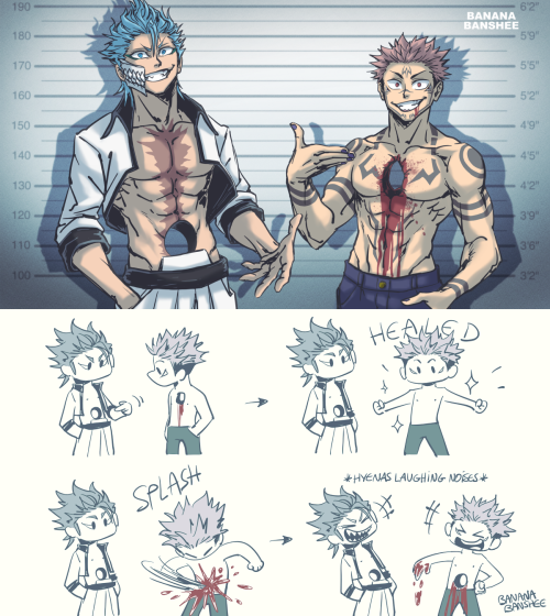 Grimmjow And Sukuna Have The Same Voice Actor, They Are Automatically Budies