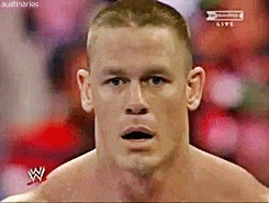 This was my reaction when Shawn hit Triple H with a sweet chin music! :o