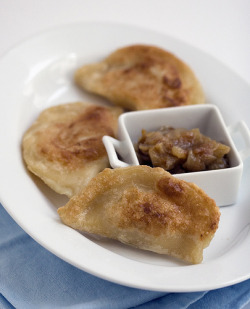 mostlyveg-n:  Vegan Potato Pierogi with Caramelized