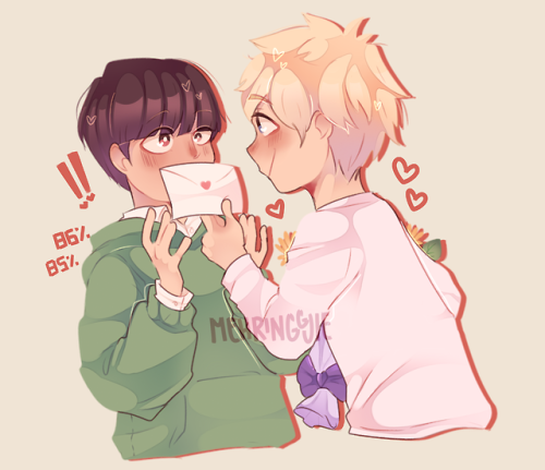  [ ko-fi | twitter | commissions ] mob’s first actual love letter