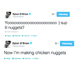 jminsnose:Dylan + chicken