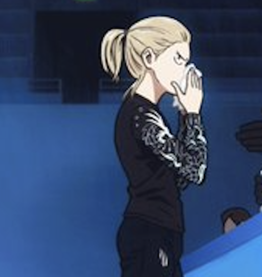 shantealeaves:new YOI official art….and as always, the attention to detail for little figure skating references from MAPPA blows me away, and i need everyone to appreciate it too. welcome to yuuri katsuki’s 2022 beijing olympics!to start, this is