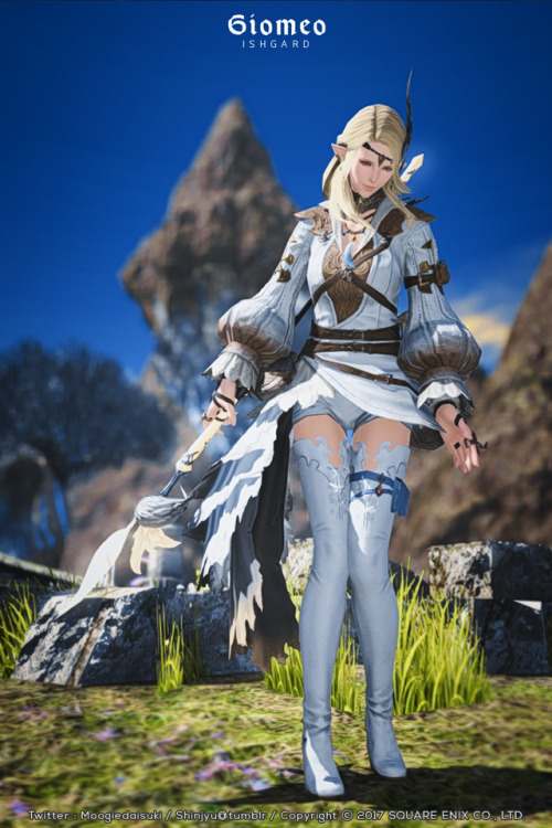 shinjyu-ffxiv:  ♥ My elezen various glamour sets ♥ please see items info here : https: