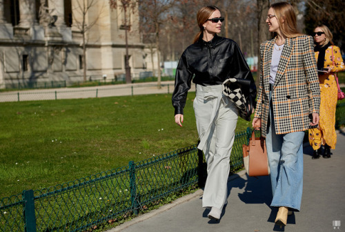 Paris Fashion Week FW19Pernille Teisbaek & Alexandra CarlPhoto by YuYang