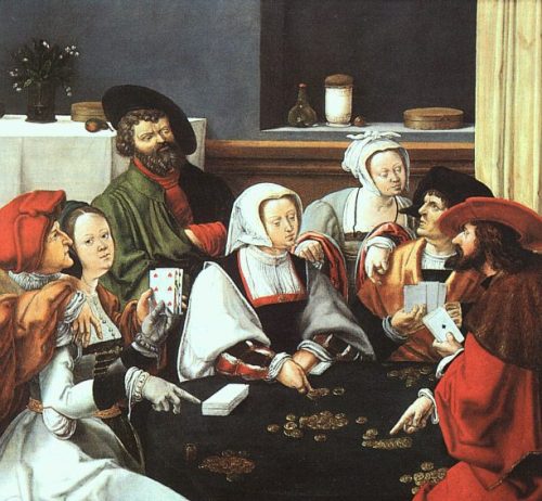Card Players, by Lucas van Leyden, 16th century