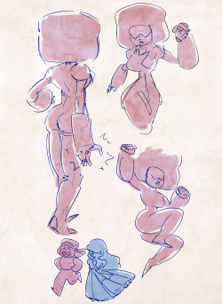 zartbitter-salat:  Some Garnet sketches 