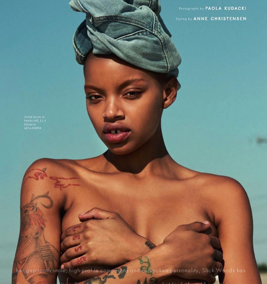 belle-ayitian: Slick Woods | ELLE UK 📷: Paola Kudacki  