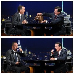 comedycentral:  Jerry Seinfeld chats about his web series, “Comedians in Cars Getting Coffee” on @TheColbertReport.  (at The Colbert Report)