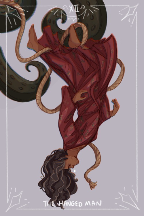 i’ve been working on a big ol tarot series for one of my finals and i WILL finish it at some p
