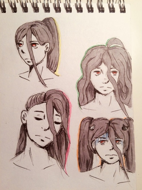 Izuru with different hairstyles, I couldn’t resist~