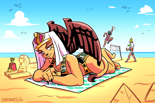 lobsteritus: MONSTER-MAY: No.4 - Sphinx