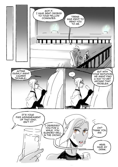 WingmenA Tseng/Rufus/Elena comic Part 1.Part 2