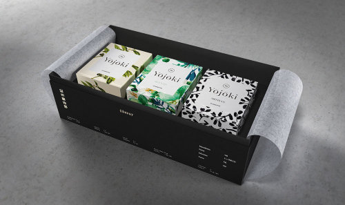 An identity system and package design by Be Twenty Five inspired by the oldest tea specialty Japanes